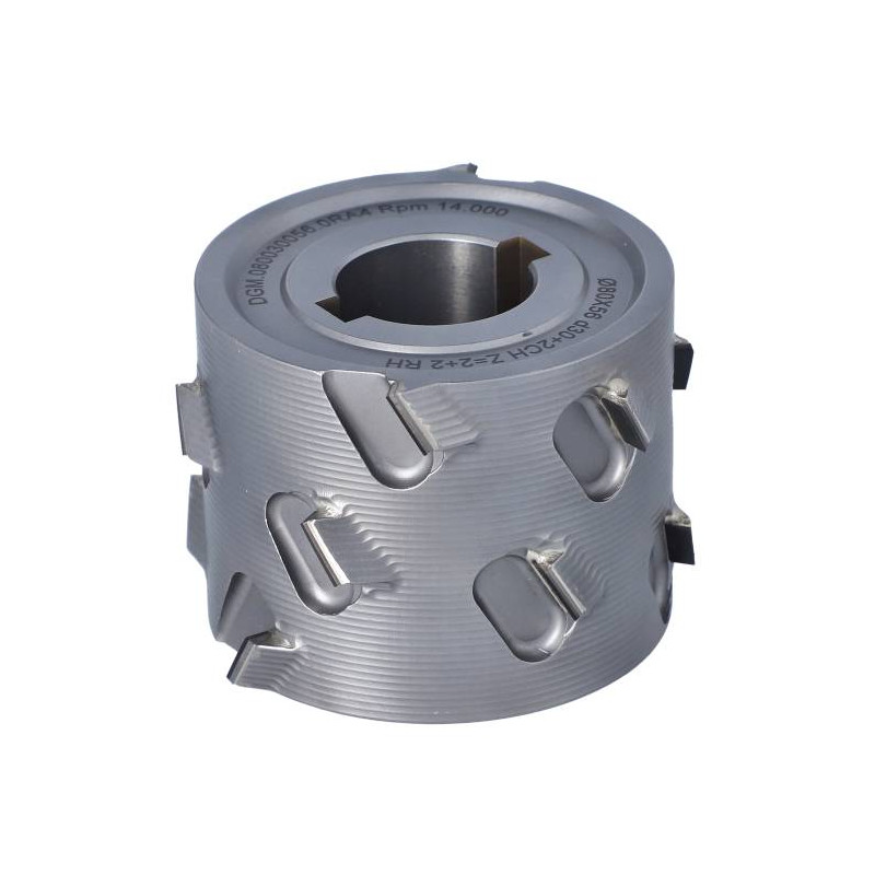 DGM.080030056.0RA4 Głowica D-80 I-56 d-30+2CH LN Z-2+2 (14) H4,5 RH bez podfrezowania SCM K100 ITA TOOLS