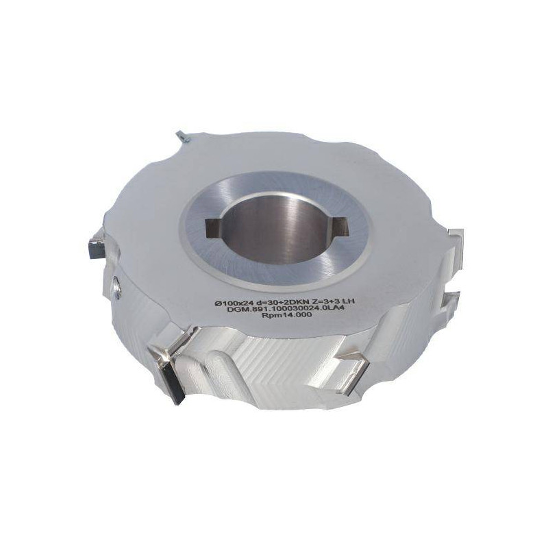 DGM.100030024.0LA4 Głowica D-100 I-24 d-30+2CH Z-3+3 H-4,5 LH bez podfrezowania ITA TOOLS