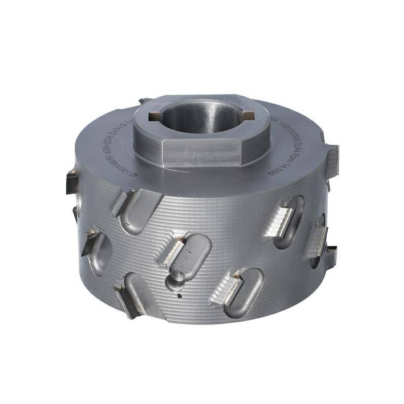 DGM.100030048.2LA4 Głowica D-100 I-48/61 d-30+2CH LN Z-3+3 (18) H-4,5 LH bez podfr. + kołnierz HEBROCK ITA TOOLS