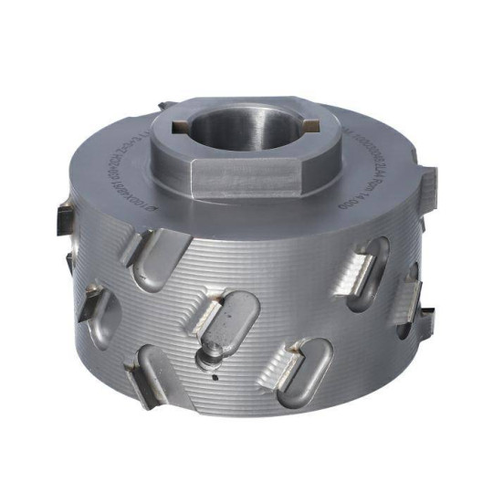 DGM.100030048.2LA4 Głowica D-100 I-48/61 d-30+2CH LN Z-3+3 (18) H-4,5 LH bez podfr. + kołnierz HEBROCK ITA TOOLS