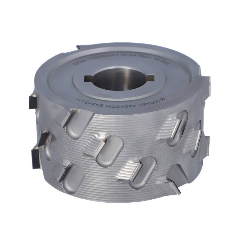 DGM.100030051.0LA4 Głowica D-100 l-51 d-30+2CH LN Z-3+3 (21) H4,5 LH kołnierz dolny 5 mm SCM K360 ITA TOOLS