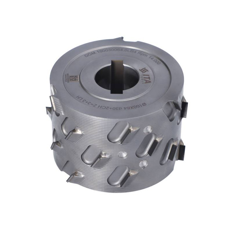 DGM.100030051.0LA4 Głowica D-100 l-51 d-30+2CH LN Z-3+3 (21) H4,5 LH kołnierz dolny 5 mm SCM K360 ITA TOOLS