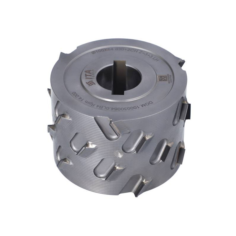 DGM.100030051.0LA4 Głowica D-100 l-51 d-30+2CH LN Z-3+3 (21) H4,5 LH kołnierz dolny 5 mm SCM K360 ITA TOOLS