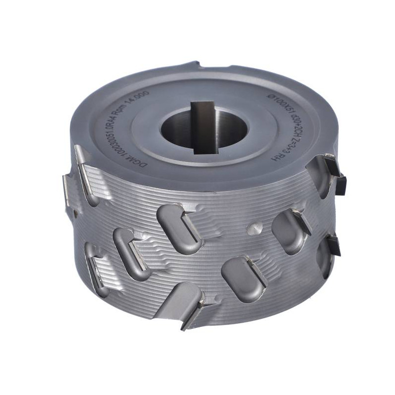 DGM.100030051.0RA4 Głowica D-100 l-51 d-30+2CH LN Z-3+3 (21) H4,5 RH kołnierz dolny 5 mm SCM K360 ITA TOOLS