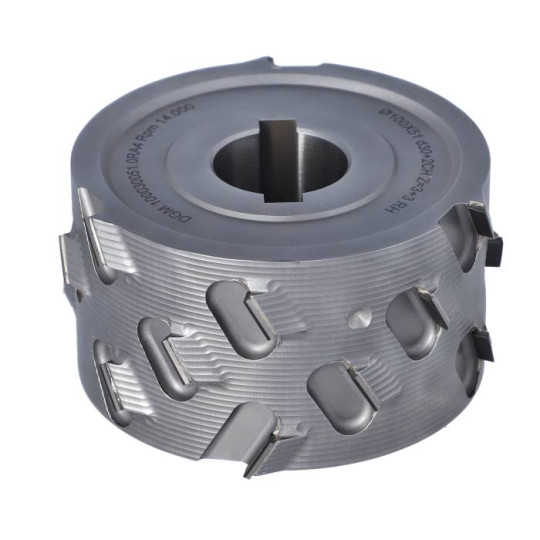 DGM.100030051.0RA4 Głowica D-100 l-51 d-30+2CH LN Z-3+3 (21) H4,5 RH kołnierz dolny 5 mm SCM K360 ITA TOOLS