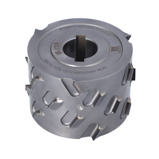 DGM.100030051.0RA4 Głowica D-100 l-51 d-30+2CH LN Z-3+3 (21) H4,5 RH kołnierz dolny 5 mm SCM K360 ITA TOOLS