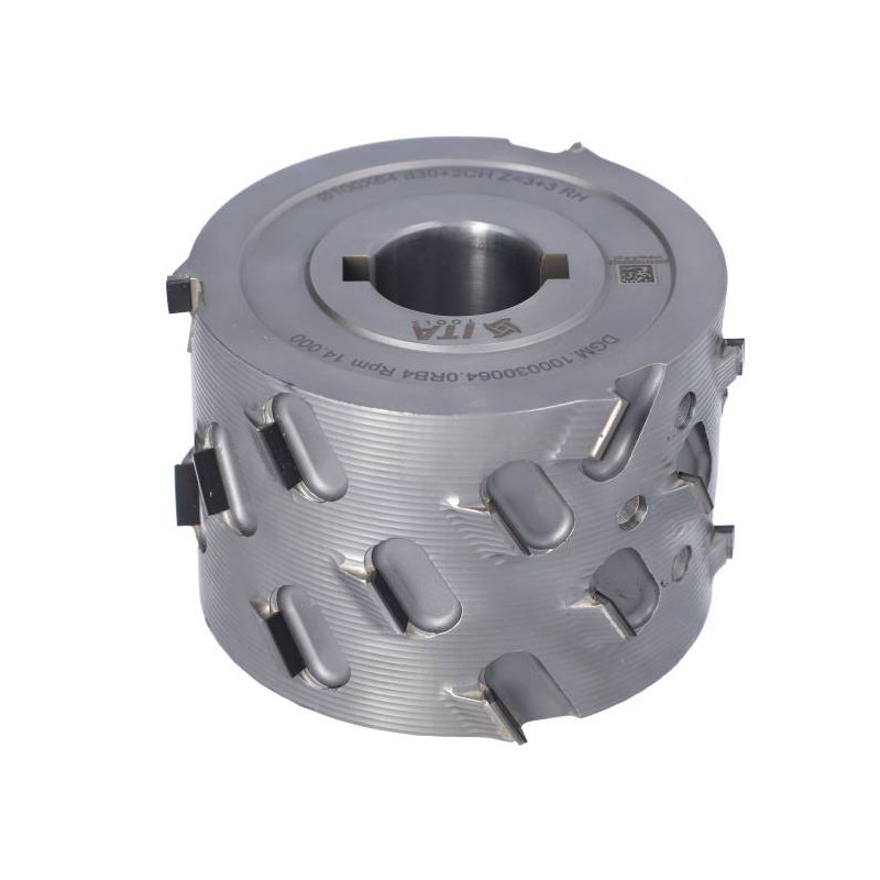 DGM.100030064.KLB4 Głowica D-100 l-64 d-30+2CH Z-3+3 (24) H4,5 LH podfrez. g&oacute;rne 10 mm + kołnierz dolny 6 mm ITA TOOLS