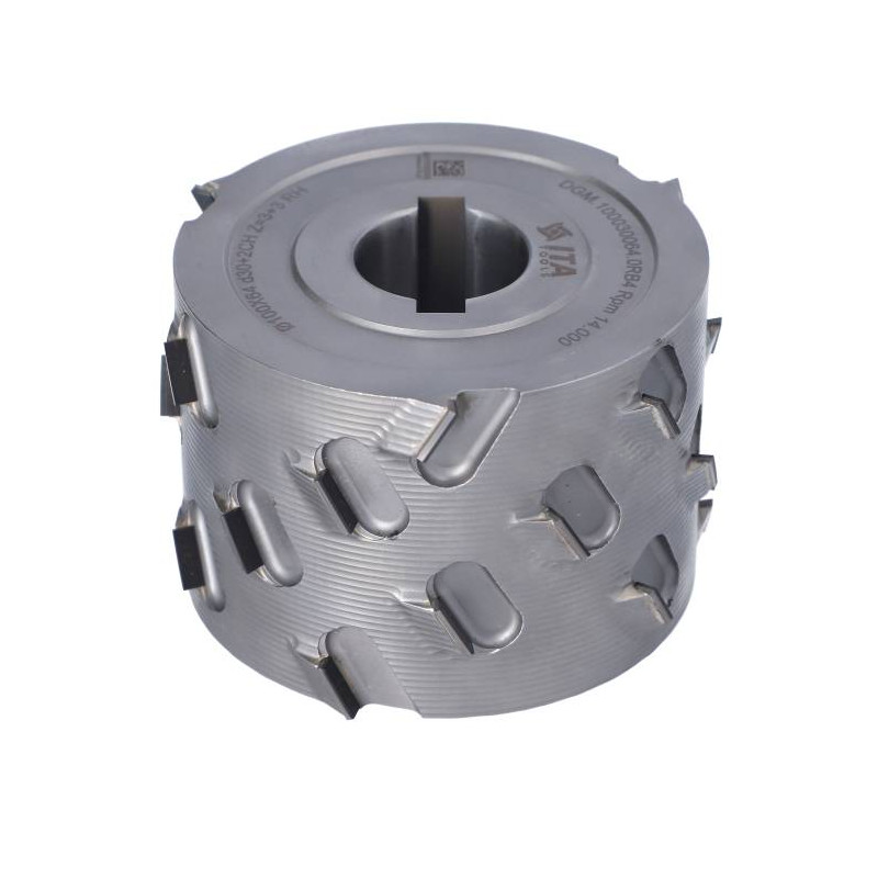 DGM.100030064.KLB4 Głowica D-100 l-64 d-30+2CH Z-3+3 (24) H4,5 LH podfrez. g&oacute;rne 10 mm + kołnierz dolny 6 mm ITA TOOLS