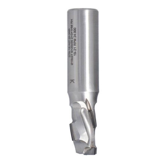 DTA.18.055.20.0SR Frez DIA Z1+1 D-18 I- 55 L-115 S-20x50 RH6PCD+1HM H2,5 3 spirale korpus: STAL ITA TOOLS