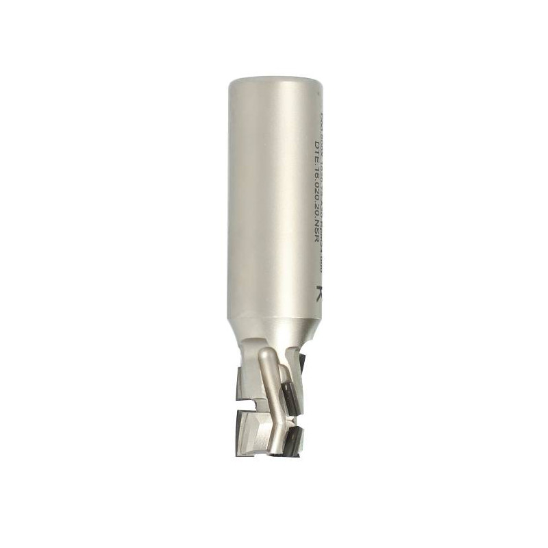 DTE.16.020.20.0SR Frez DIA Z3+1 D-16 I- 20 L- 81 S-20x50 RH(9+1)PCD H4,0 3 spirale korpus: STAL ITA TOOLS