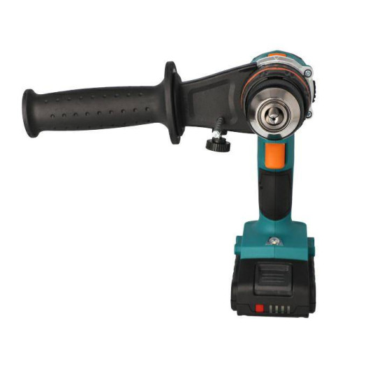 ATB80P Wiertarko-wkrętarka udarowa 20V + 2 szt bateria 2.0 Ah VIRUTEX