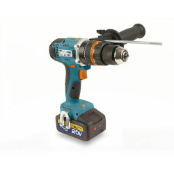 ATB80P Wiertarko-wkrętarka udarowa 20V + 2 szt bateria 4.0 Ah VIRUTEX