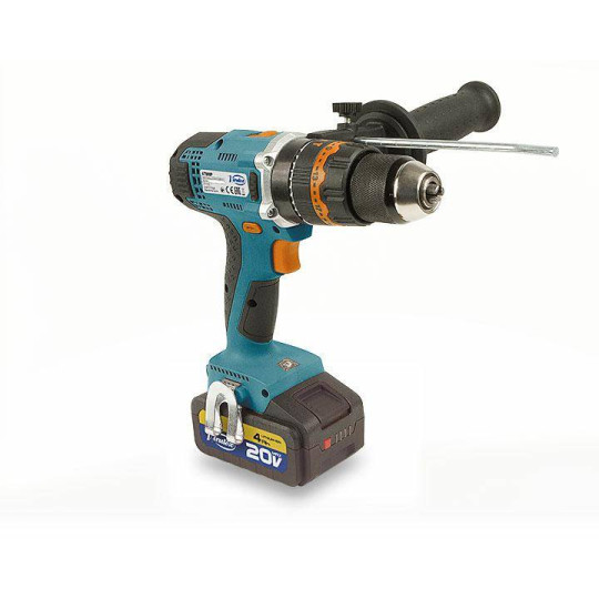 ATB80P Wiertarko-wkrętarka udarowa 20V + 2 szt bateria 4.0 Ah VIRUTEX ATB80P Wiertarko-wkrętarka udarowa 20V + 2 szt bateria 4.0 Ah VIRUTEX