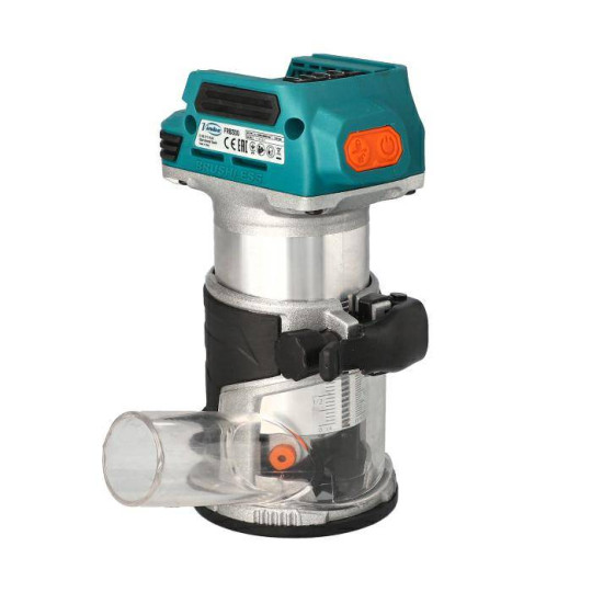 FRB300 Frezarka akumlatorowa 20V silnik bezszczotkowy koszyk 6-8 mm bez akumlatora VIRUTEX