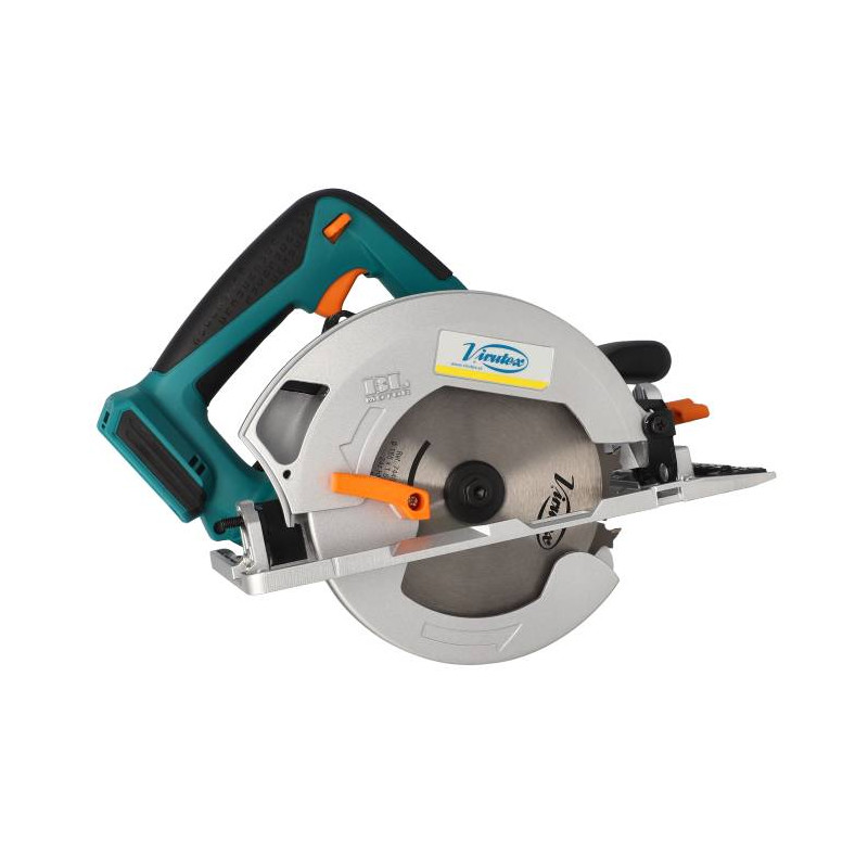 SRB165 Pilarka akumulatorowa 20V Silnik bezszczotkowy wym tarcz. 165/20mm 4800 RPM bez akumlatora VIRUTEX