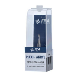 Frez VHM Z1 D:3 I:06 L:60 S:6 RH wyk. pozytyw plexi ITA TOOLS ST01.03.006.060.06RE