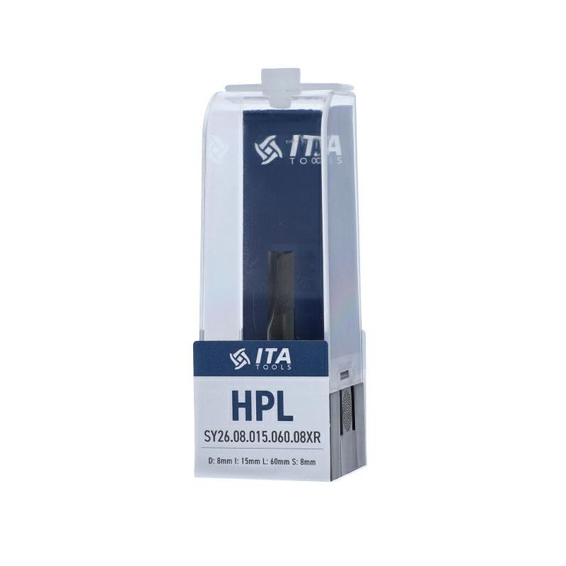 Frez VHM Z2 D:8 I:15 L:60 S:8 RH prosty rowek polerowany do pianki powłoka NaDia ITA TOOLS SY26.08.015.060.08XE Frez VHM Z2 D:8 I:15 L:60 S:8 RH prosty rowek polerowany do pianki powłoka NaDia ITA TOOLS SY26.08.015.060.08XE