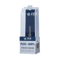 Frez VHM Z1 D:3 I:12 L:60 S:6 RH wyk. pozytyw łagodny kąt spirali plexi ITA TOOLS ST28.03.012.060.06RE