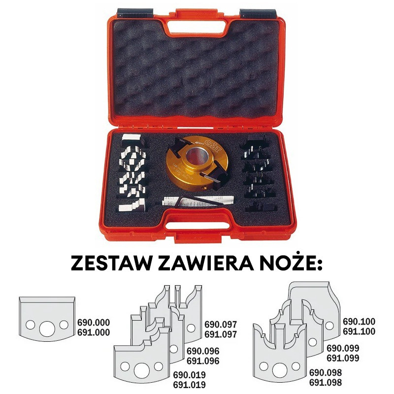 Zestaw multiprofilowy CMT 693.013.05