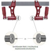 Ścisk stolarski / spawalniczy Maxipress odwr&oacute;cony R150 max. siła nacisku 1000 kg , ramię 16 cm, szyna 40x10 mm - PIHER P61515