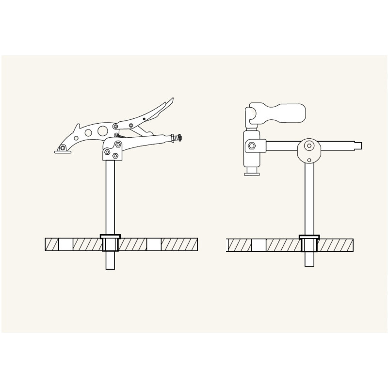 Pierścień pozycjonujący 16mm28mm do stołu spawalniczego - PIHER P19170