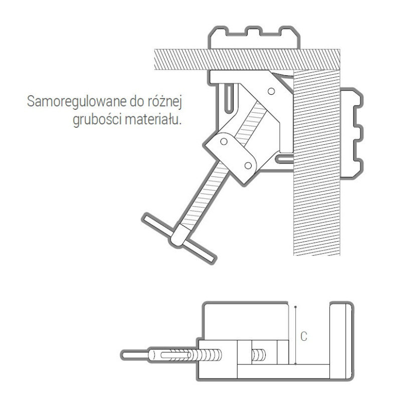 Zacisk spawalniczy  A-10 PIHER  P30001