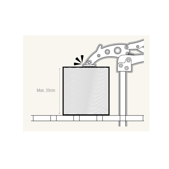 Samoregulowany docisk 16x220 do stoł&oacute;w spawalniczych TGA100 - PIHER P53122