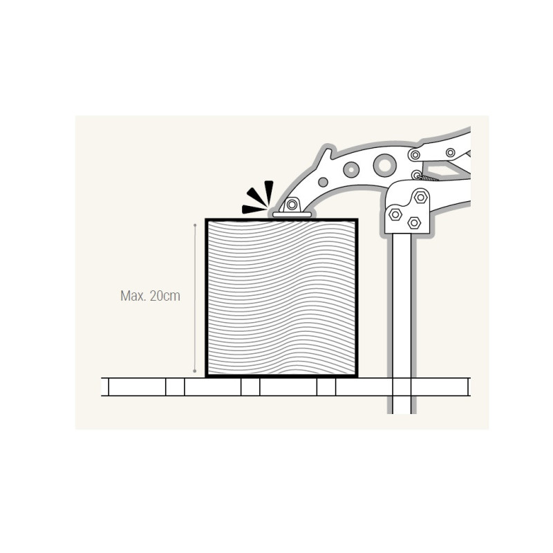 Samoregulowany docisk 28x230 do stoł&oacute;w spawalniczych TGA160 - PIHER P53124