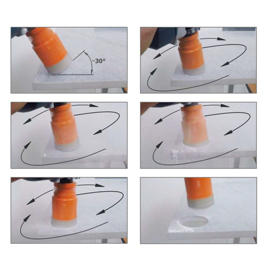 552-016 Otwornica diamentowa do pracy na sucho do wiertarek CMT