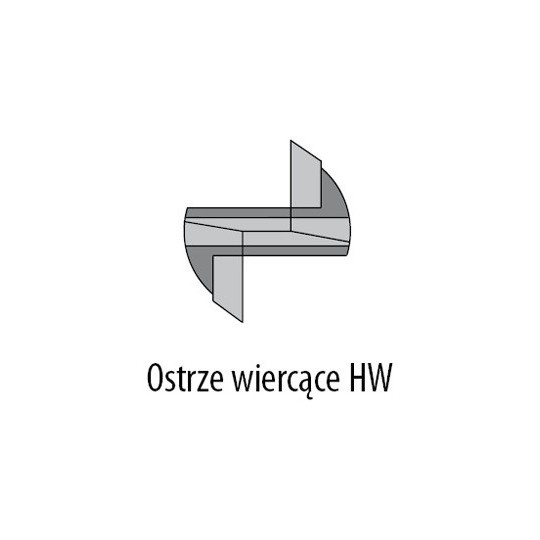 Frez rowkujący z gwintem wewnętrznym