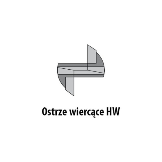 Frez prosty wiercący