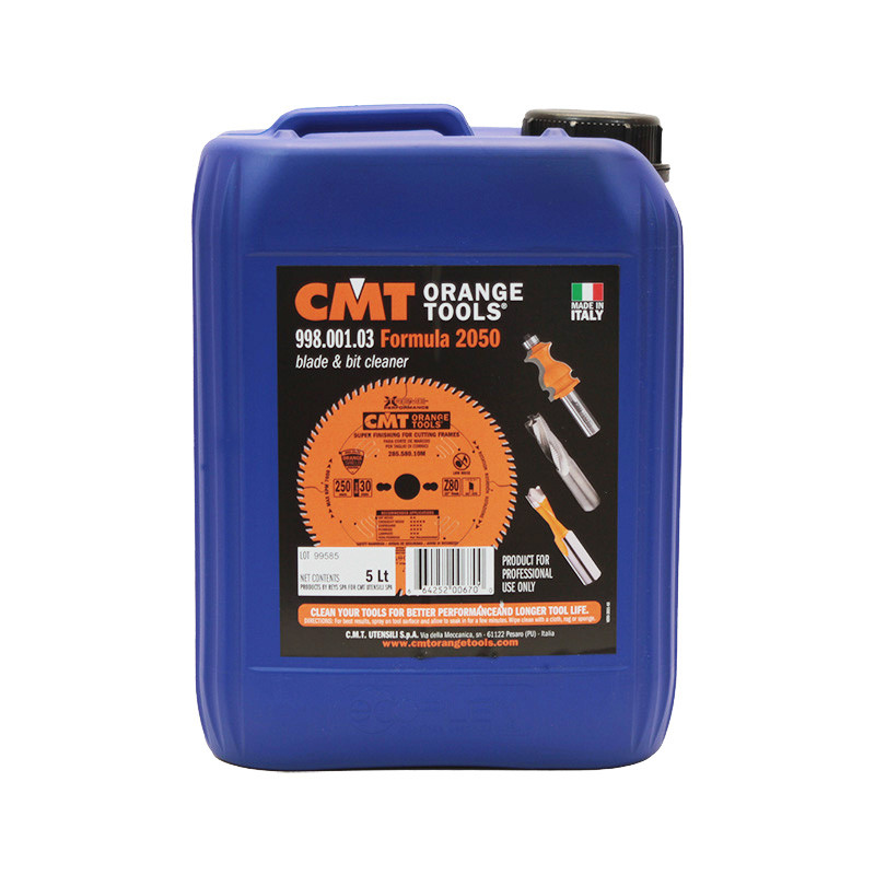 Płyn do czyszczenia pił, frez&oacute;w i narzędzi stolarskich 5l Formula 2050 CMT 998.001.01