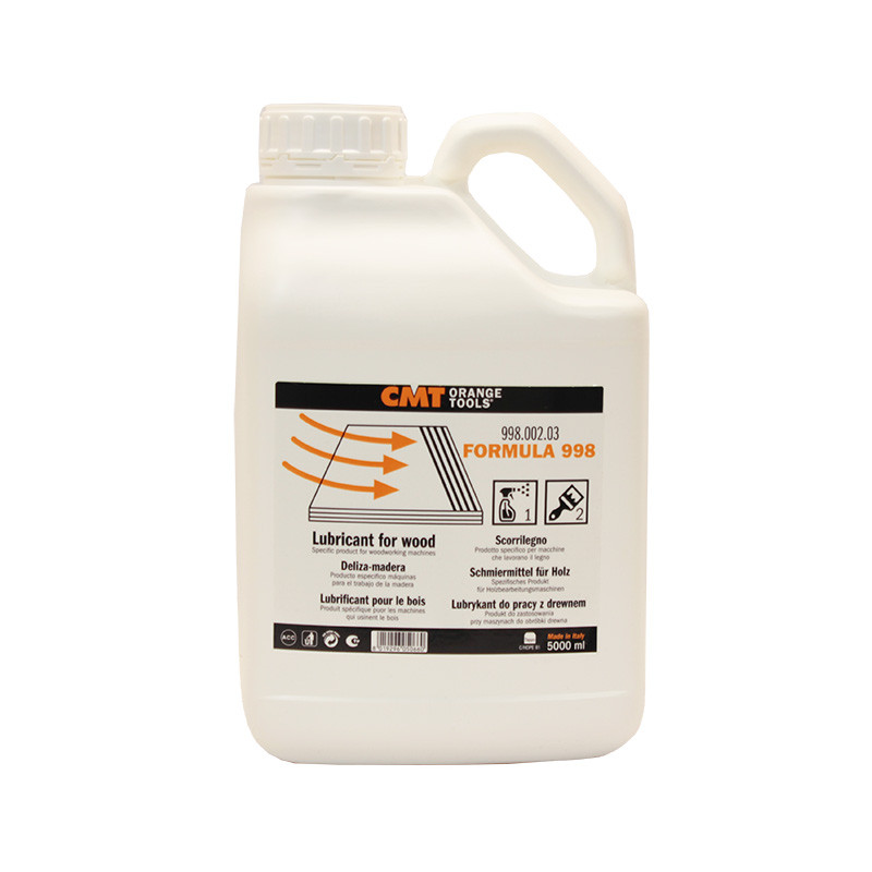Płyn smarujący do blat&oacute;w maszyn stolarskich lubrykant 5l CMT 998.002.01