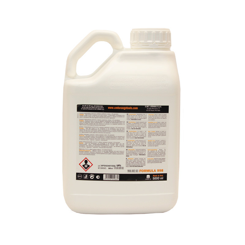 Płyn smarujący do blat&oacute;w maszyn stolarskich lubrykant 5l CMT 998.002.01