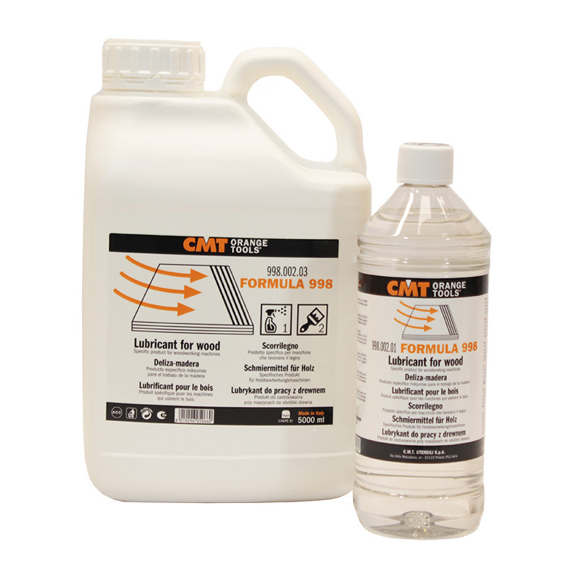 Płyn smarujący do blat&oacute;w maszyn stolarskich lubrykant 5l CMT 998.002.01