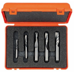 Zestaw 5 frez&oacute;w spiralnych negatyw