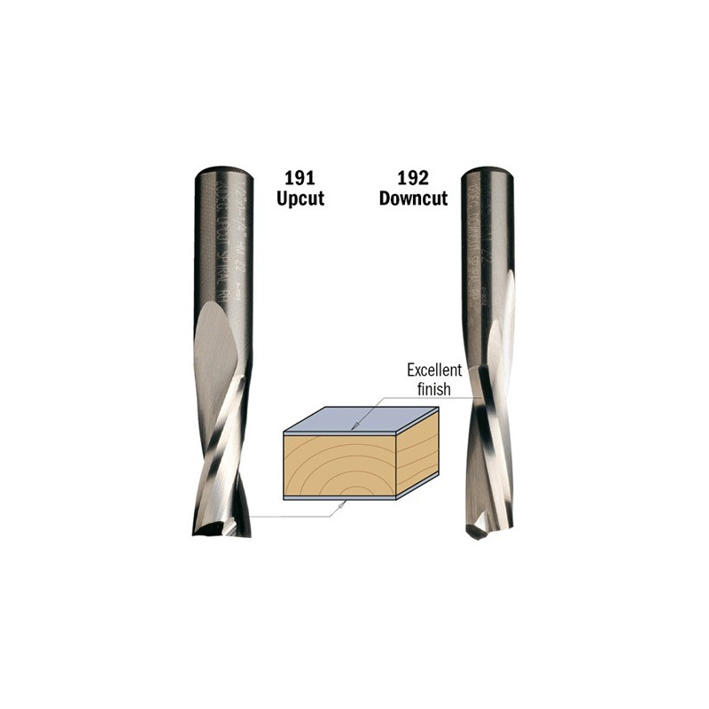 Zestaw 5 frezów spiralnych negatyw Zestaw 5 frezów spiralnych negatyw