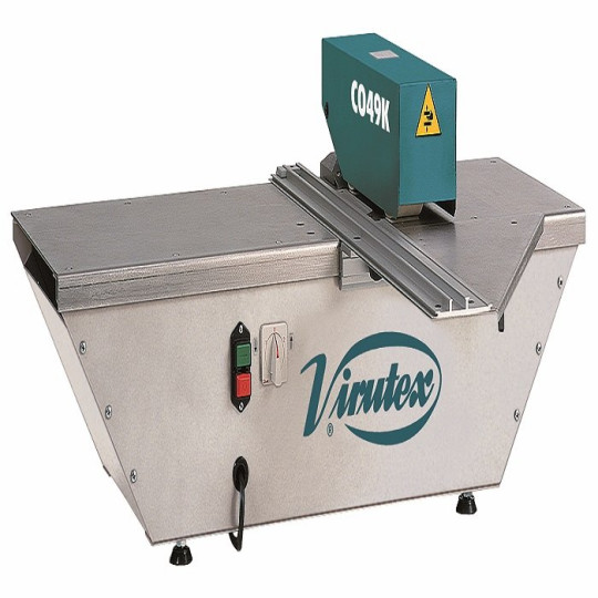Automatyczna przycinarka laminatu 180W, max grubość cięcia 1,6mm, waga 44kg VIRTUEX CO49K