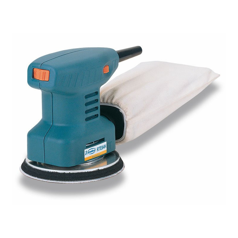 Mini-szlifierka mimośrodowa 180W, oscylacja 2mm, dysk 125mm, RPM 7000–12500 VIRTUEX RTE84H Mini-szlifierka mimośrodowa 180W, oscylacja 2mm, dysk 125mm, RPM 7000–12500 VIRTUEX RTE84H
