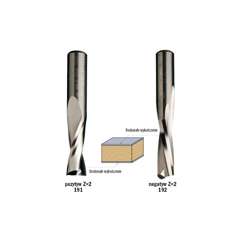 Frez spiralny wykańczający – negatyw Frez spiralny wykańczający – negatyw