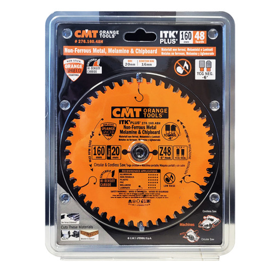 276.160.48H Piła tarcza ITK D-160 B-20(16) Z-48 2/6/32K-1,8P-1,2 CMT