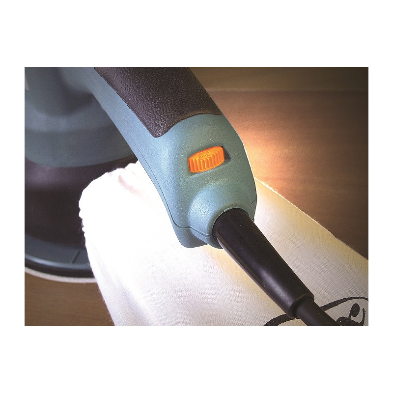 RTE146L Szlifierka mimośrodowa 350W, oscylacja 4mm, dysk 150mm, RPM 4000&ndash;8000 VIRUTEX