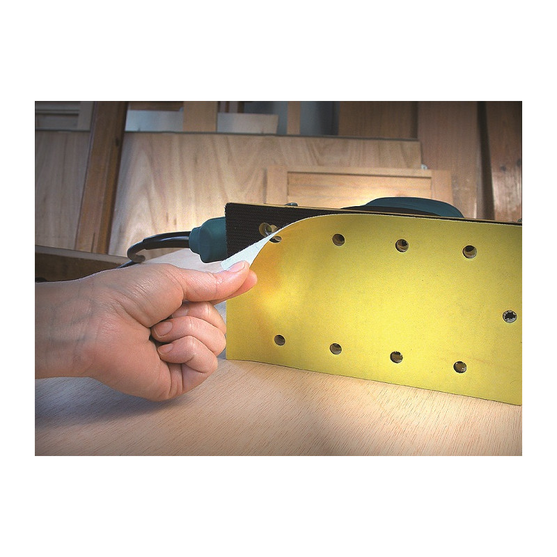 LRE46L Elektroniczna szlifierka orbitalna 370W 4000-9800RPM, podkładka 115x208mm VIRUTEX