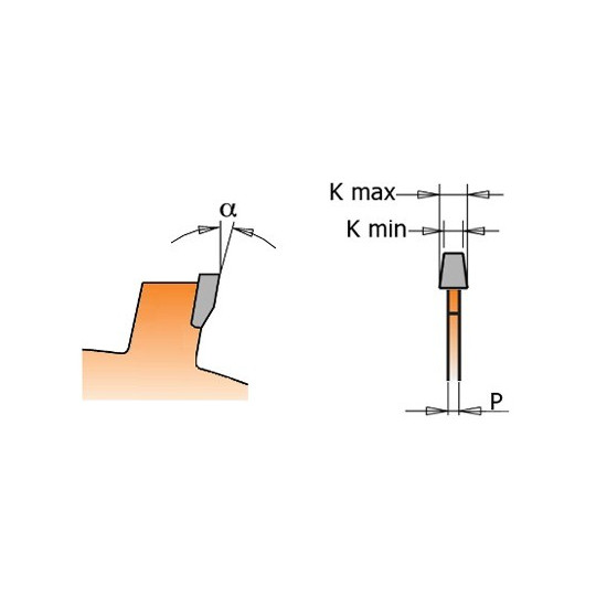 236.160.10H Piła tarcza diamentowa do materiał&oacute;w ultratwardych CMT