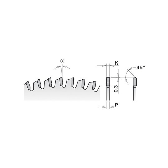 281.073.12M Piła tarcza do laminat&oacute;w oraz płyty wi&oacute;rowej CMT