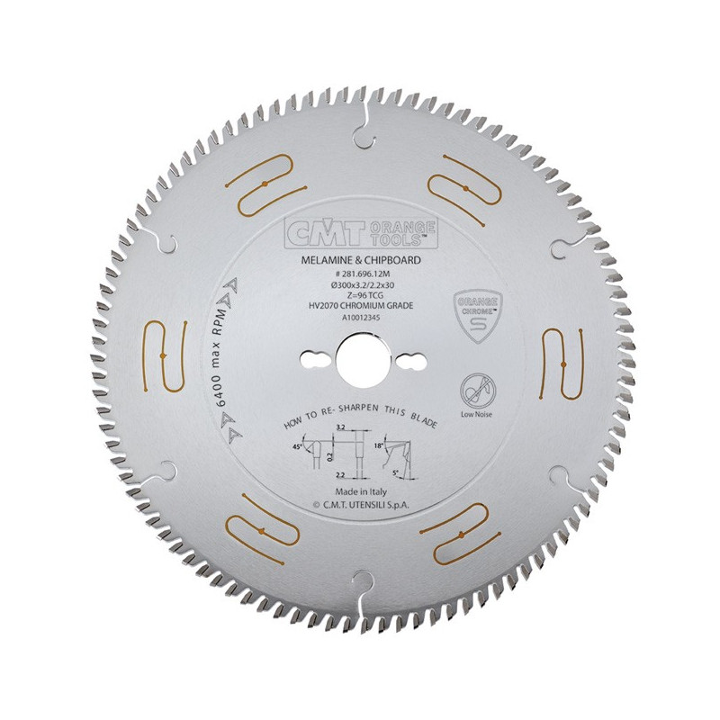 Piła chromowana wyciszona z zębem typu trapez – prosty Piła chromowana wyciszona z zębem typu trapez – prosty