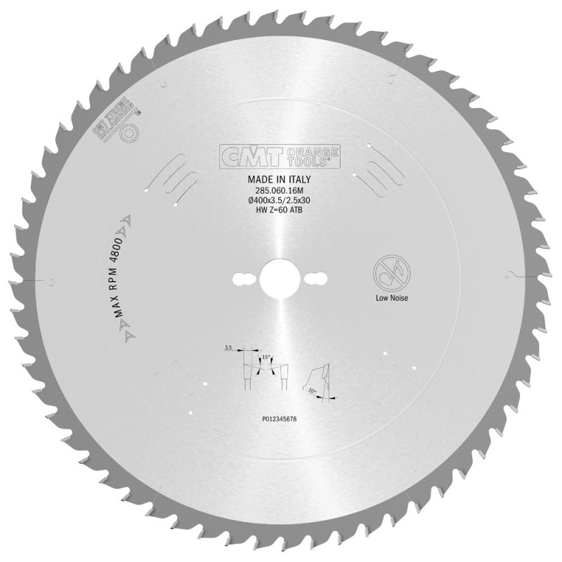 285.060.16M Piła tarcza do cięcia poprzecznego i wzdłużnego CMT