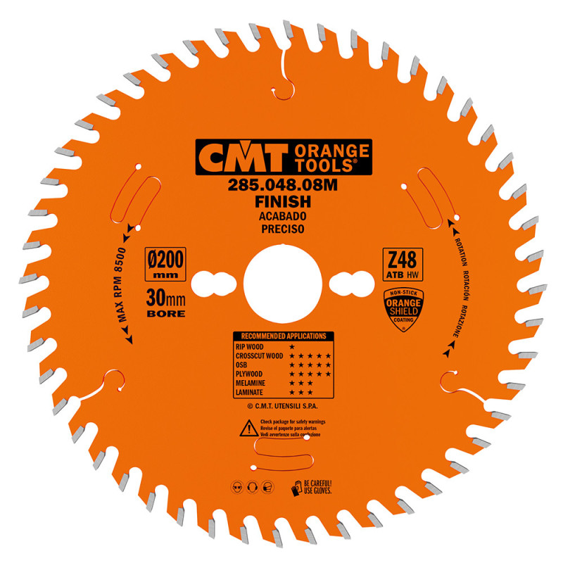 285.048.08M Piła tarcza do cięcia poprzecznego i wzdłużnego CMT