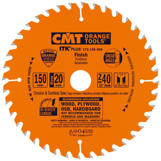272.150.40H Piła tarcza ultracienka do pił ukosowych CMT