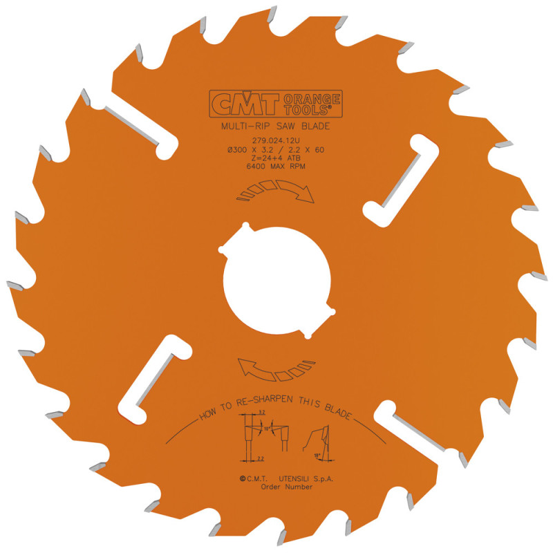 279.024.12U Piła tarcza do wielopił CMT